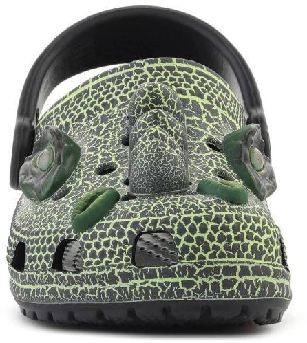 CROCS CLASSIC IAM SCARY DINO CLOG T vaikiškos klumpės, juodos, 211372-001