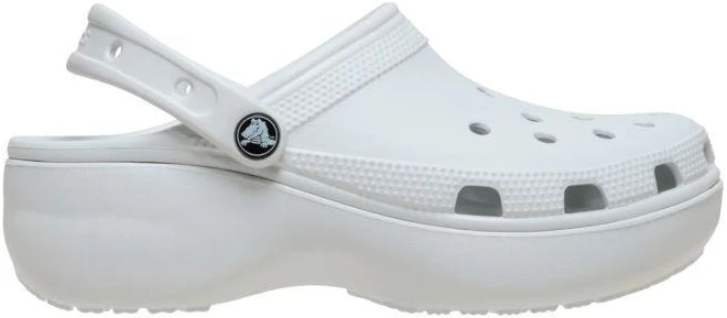 Crocs Classic Platform moteriškos klumpės, kreminės spalvos 206750 1NK