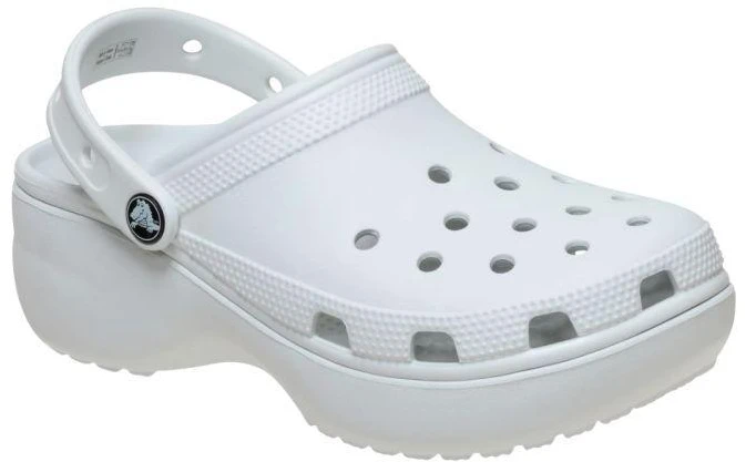 Crocs Classic Platform moteriškos klumpės, kreminės spalvos 206750 1NK