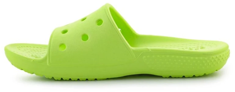 Crocs Classic Slide K Jr vaikiškos šlepetės, žalios