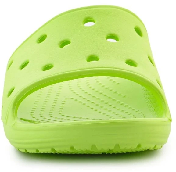 Crocs Classic Slide K Jr vaikiškos šlepetės, žalios