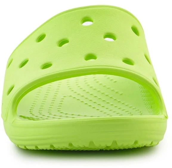 Crocs Classic Slide K Jr vaikiškos šlepetės, žalios