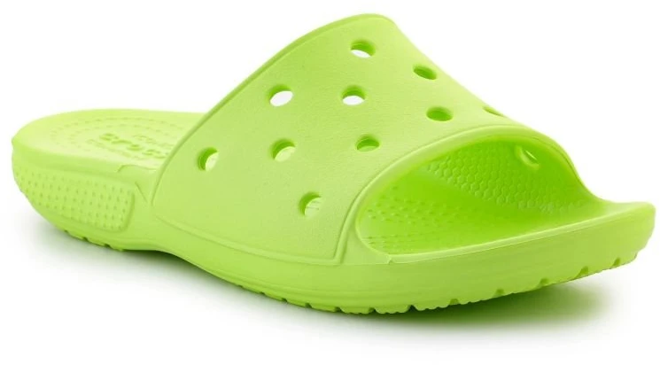 Crocs Classic Slide K Jr vaikiškos šlepetės, žalios