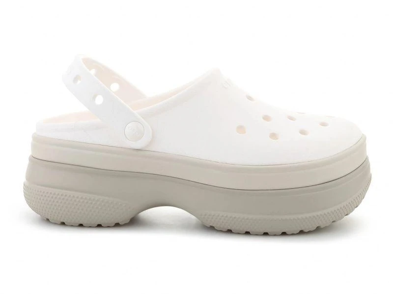 CROCS CLASSIC STACKED CLOG CHALK 211355-0WV