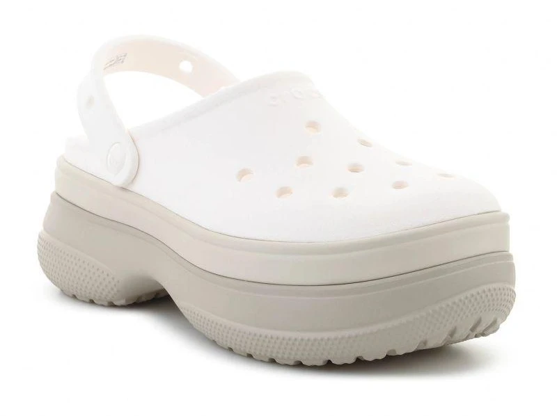 CROCS CLASSIC STACKED CLOG CHALK 211355-0WV