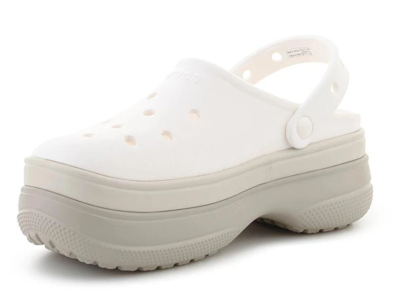 CROCS CLASSIC STACKED CLOG CHALK 211355-0WV