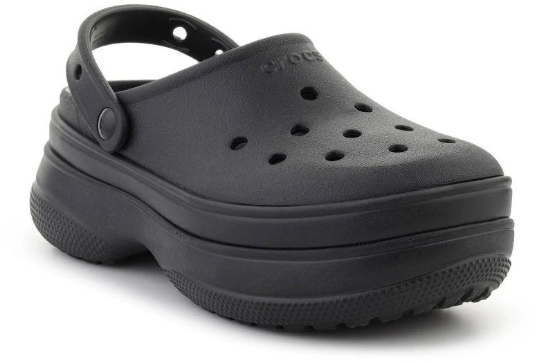 CROCS CLASSIC STACKED klumpės, juoda spalva, 211355-060