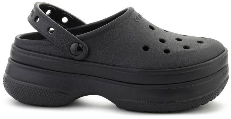 CROCS CLASSIC STACKED klumpės, juoda spalva, 211355-060