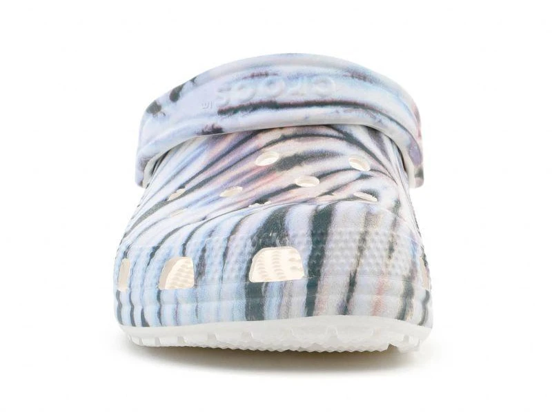 CROCS CLASSIC TIE DYE CLOG CHALK/MULTI 211937-0PZ