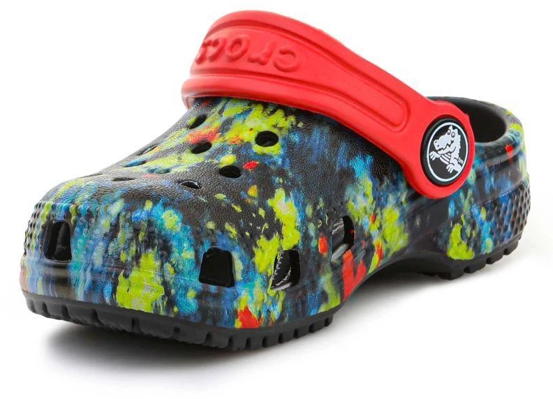 Crocs Classic Tie Dye Graphic Kids Clog T Jr 206994-4SW šlepetės