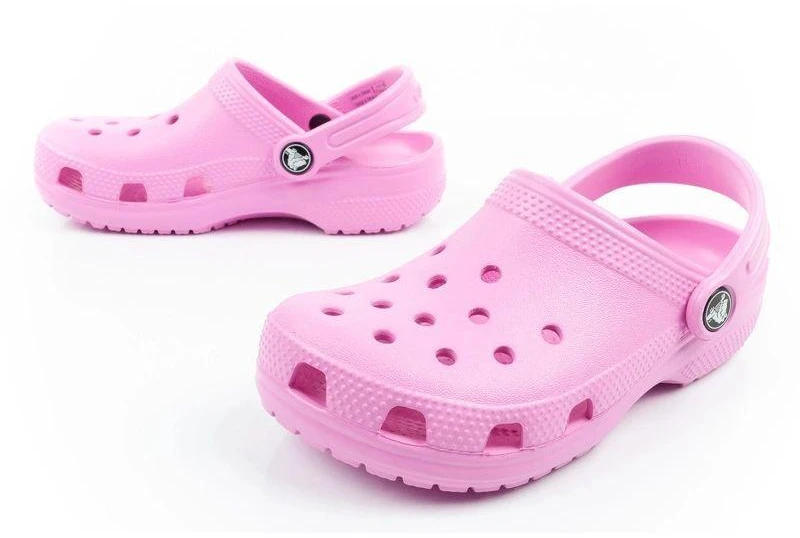 Crocs Classic vaikiškos klumpės, madingos rožinės, patogios, lengvos