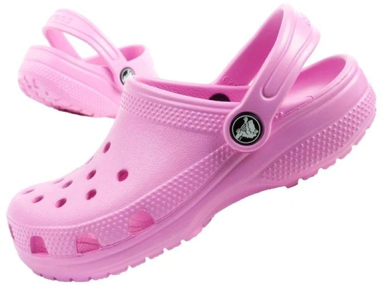 Crocs Classic vaikiškos klumpės, madingos rožinės, patogios, lengvos