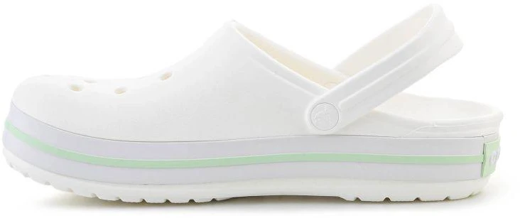 CROCS CROCBAND, BALTA/ŠVIESIAI ŽALIA 11016-1YL