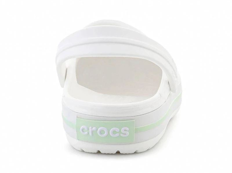 CROCS CROCBAND, BALTA/ŠVIESIAI ŽALIA 11016-1YL