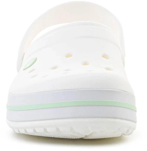 CROCS CROCBAND, BALTA/ŠVIESIAI ŽALIA 11016-1YL