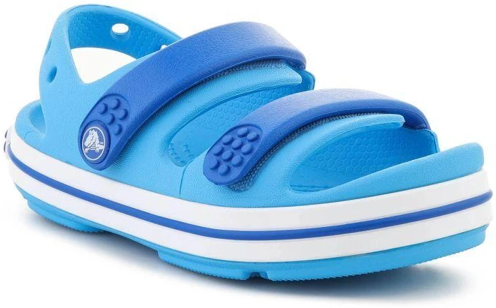 CROCS CROCBAND CRUISER vaikiški sandalai, venecijos/elektros mėlyna spalva, 209424-4MO