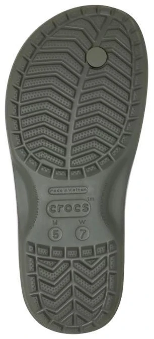 Crocs Crocband Flip šlepetės per pirštą, alyvuogių spalvos, 11033 3J5