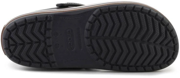 CROCS CROCBAND GUM klumpės, juodos, 212756-001