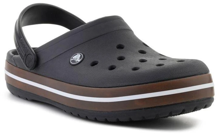 CROCS CROCBAND GUM klumpės, juodos, 212756-001