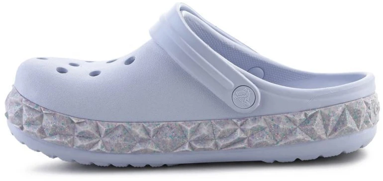 Crocs Crockband Geometric Glitter Band Clog Jr 210134-5AF šlepetės