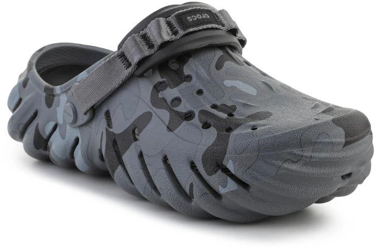 CROCS ECHO DUCK CAMO klumpės CHARCOAL/Juodas 211981-082
