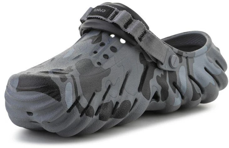 CROCS ECHO DUCK CAMO klumpės CHARCOAL/Juodas 211981-082