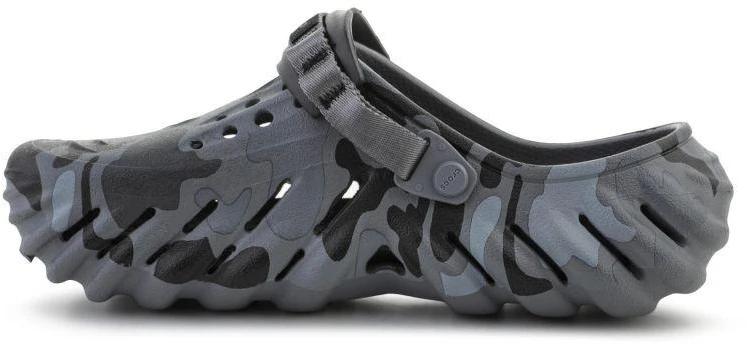 CROCS ECHO DUCK CAMO klumpės CHARCOAL/Juodas 211981-082