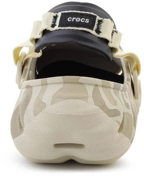 CROCS ECHO DUCK CAMO klumpės, kaulo/juoda spalva 211981-2YJ