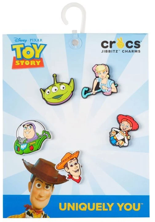 „Crocs Jibbitz“ „Žaislų istorija“ 5 vnt. smeigtukų rinkinys 10009670