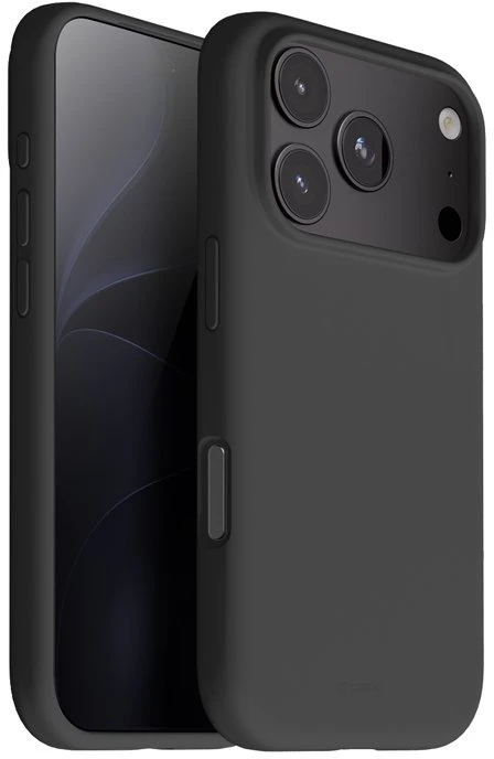 Crong Color Cover Magnetic dėklas iPhone 18 Pro / 17 Pro, juodas