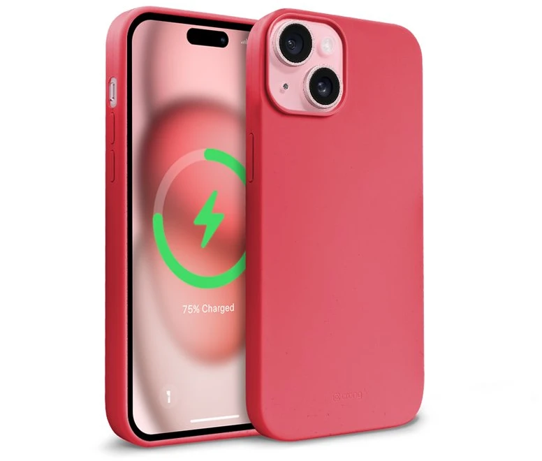 Crong Color Cover Magnetic - dėklas skirtas Apple iPhone 15 MagSafe Rožinė
