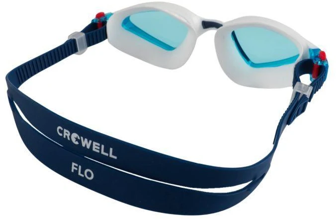 Crowell GS20 Flo Plaukimo akinukai balti ir mėlyni