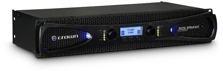 Crown XLS 2502 – dviejų kanalų galios stiprintuvas, DSP
