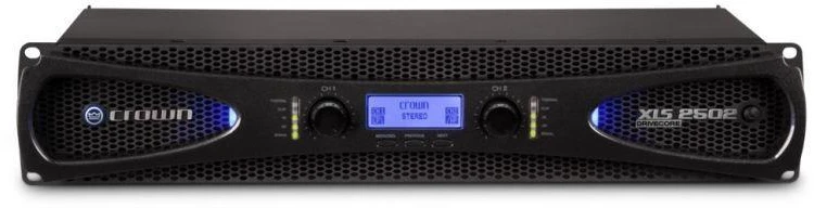 Crown XLS 2502 – dviejų kanalų galios stiprintuvas, DSP