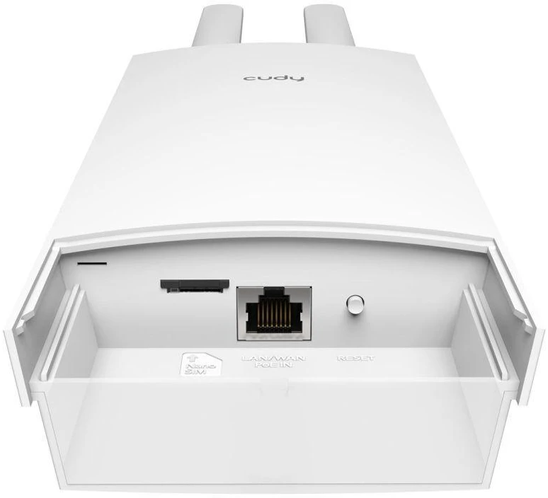 Belaidis Maršrutizatorius - Cudy LT400 4G Vieno Juostos 300 Mbit/s Montuojamas Ant Sienos Baltas