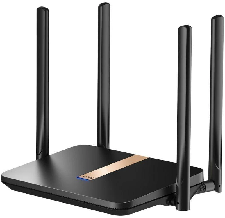 Cudy LT500D belaidis maršrutizatorius Greitas Ethernet dviejų dažnių (2,4 GHz / 5 GHz) 4G Juodas