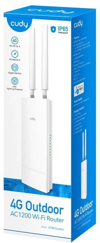 Ausinės CUDY LT700 lauko 4G/5G maršrutizatorius