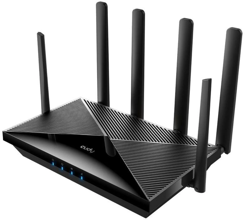 Ausinės CUDY P5_EU Gigabitinis LAN AX3000 Wi-Fi 6 Mesh 5G Dual SIM Maršrutizatorius