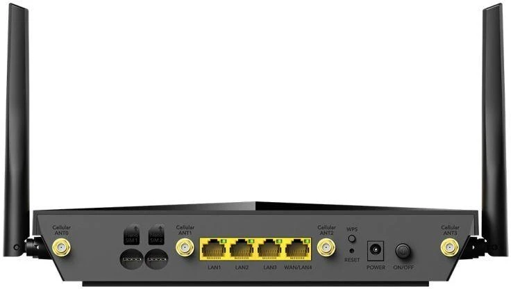 Ausinės CUDY P5_EU Gigabitinis LAN AX3000 Wi-Fi 6 Mesh 5G Dual SIM Maršrutizatorius