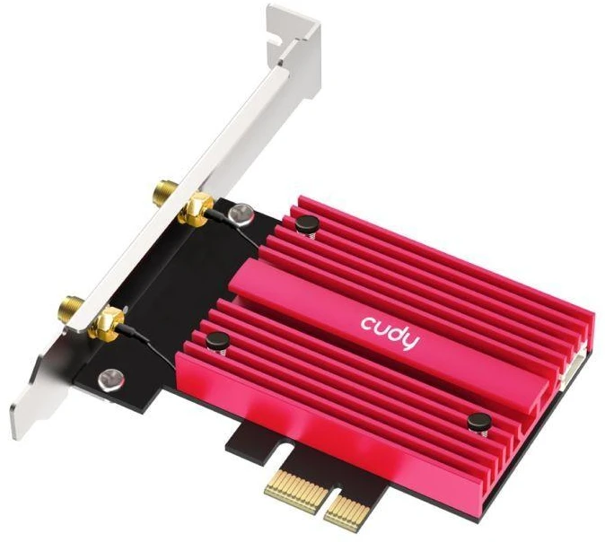 Ausinės CUDY WE9300S WiFi 7 tinklo plokštė