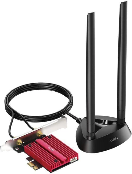 Ausinės CUDY WE9300S WiFi 7 tinklo plokštė