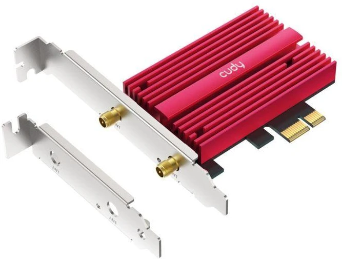 Ausinės CUDY WE9300S WiFi 7 tinklo plokštė