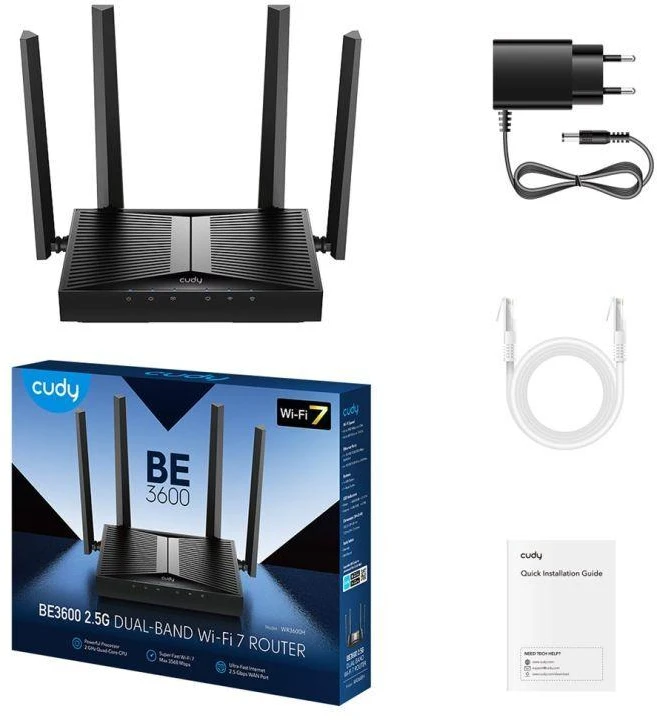 Maršrutizatorius Cudy WR3600H wi-fi 7