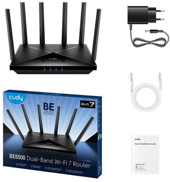 Maršrutizatorius Cudy WR6500 wi-fi 7