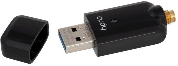 CUDY WU1400 AC1300 USB 3.0 Tinklo adapteris su 5dbi išorine antena