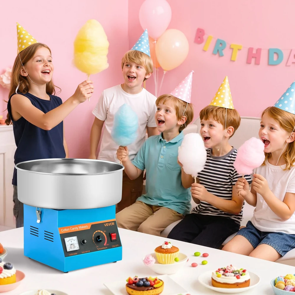 VEVOR Elektrinė vatos gaminimo mašina 1000W mėlyna