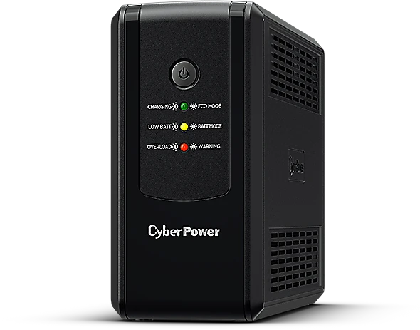 CYBERPOWER UT650EG Line-Interactive 650VA LED AVR Output 3 Schuko juodas