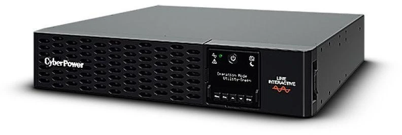 CYBERPOWER PR1500ERT2U 19i UPS 1000VA 2HE Sinewave PFC suderinamas Žalias Power LCD Ekranas USB valdymo programinė įranga SNMP lizdas