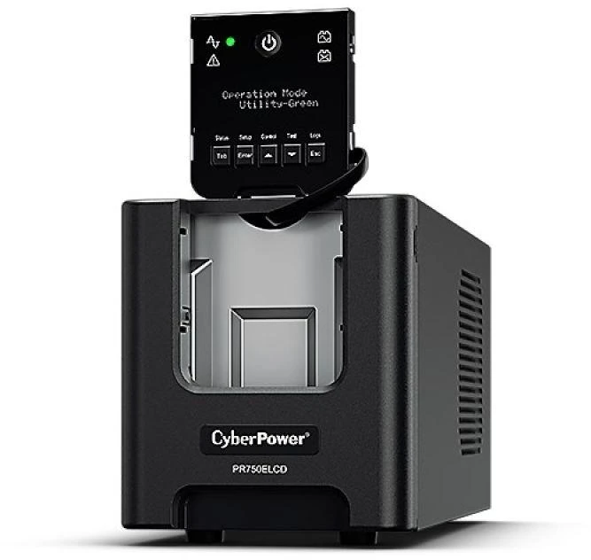 CyberPower Cyber Power UPS PR750ELCD 675W bokštas (IEC C13)