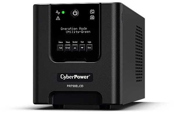 CyberPower Cyber Power UPS PR750ELCD 675W bokštas (IEC C13)
